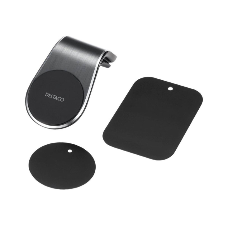 Deltaco ARM-C104 - car holder for mobile phone - magnetic angled slim