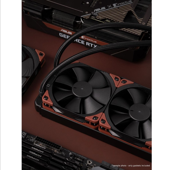 Noctua NA-SAVG1 Anti-vibration gaskets 120mm - Silencer insert - 120mm - Brown