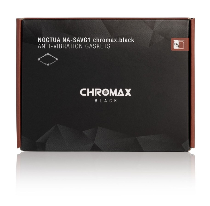 Noctua NA-SAVG1 chromax.black Anti-vibration gaskets 120mm - Silencer insert - 120mm - Black