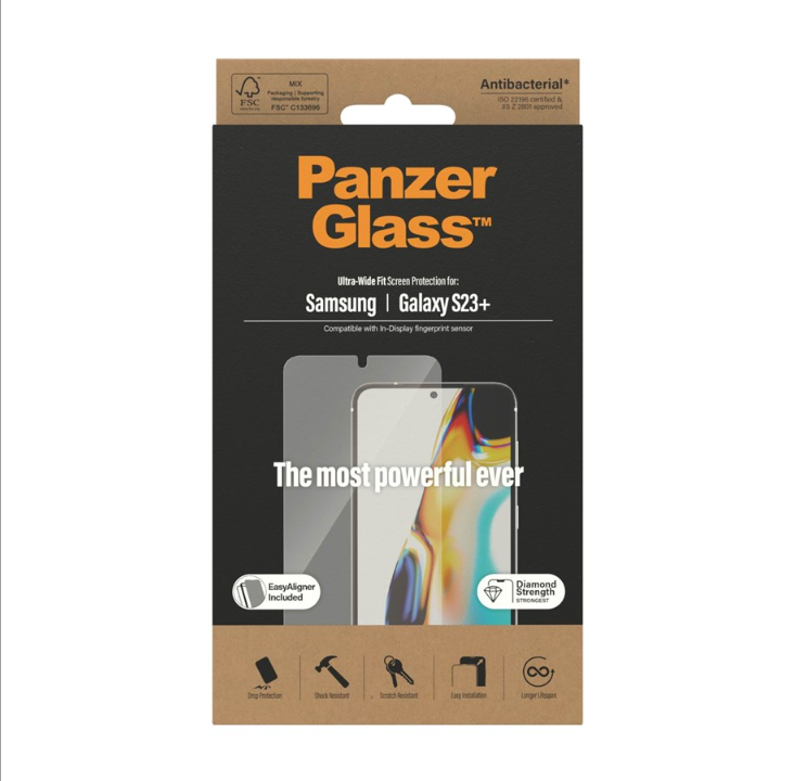 PanzerGlass Samsung Galaxy S23 Plus | Screen Protector Glass