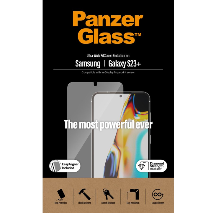 PanzerGlass Samsung Galaxy S23 Plus | Screen Protector Glass