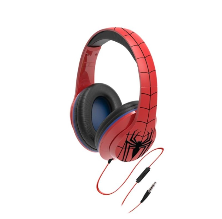 KIDdesigns iHome Disney Marvel Spiderman over-the-ear headphones with built in microphone