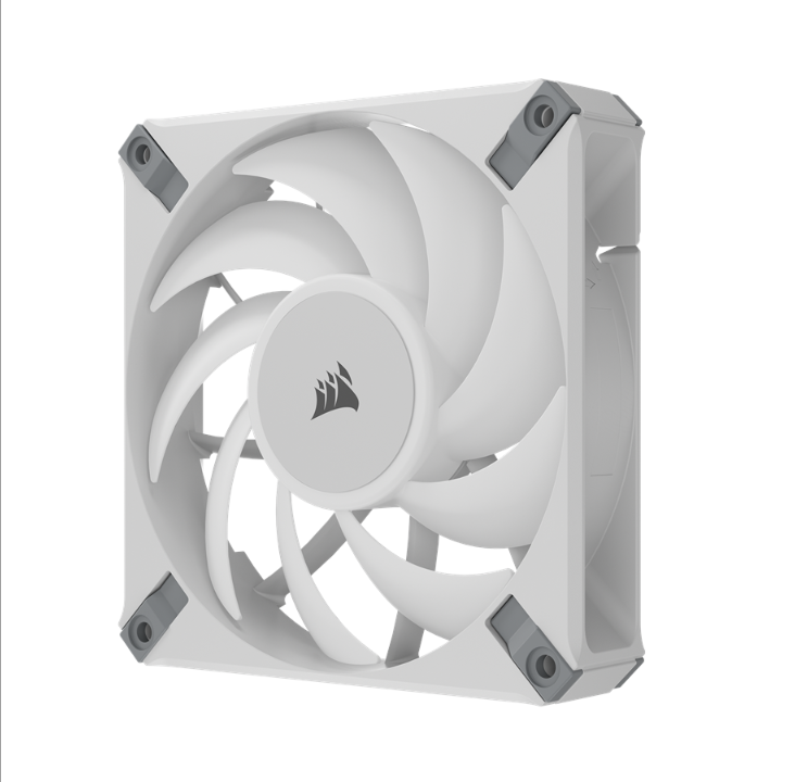 Corsair iCUE AF120 RGB ELITE - White - Chassis fan - 120mm - White with RGB light - 34 dBA