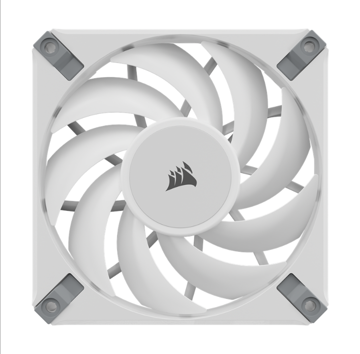 Corsair iCUE AF120 RGB ELITE - 3-pack - White - Chassis fan - 120mm - White with RGB light - 34 dBA