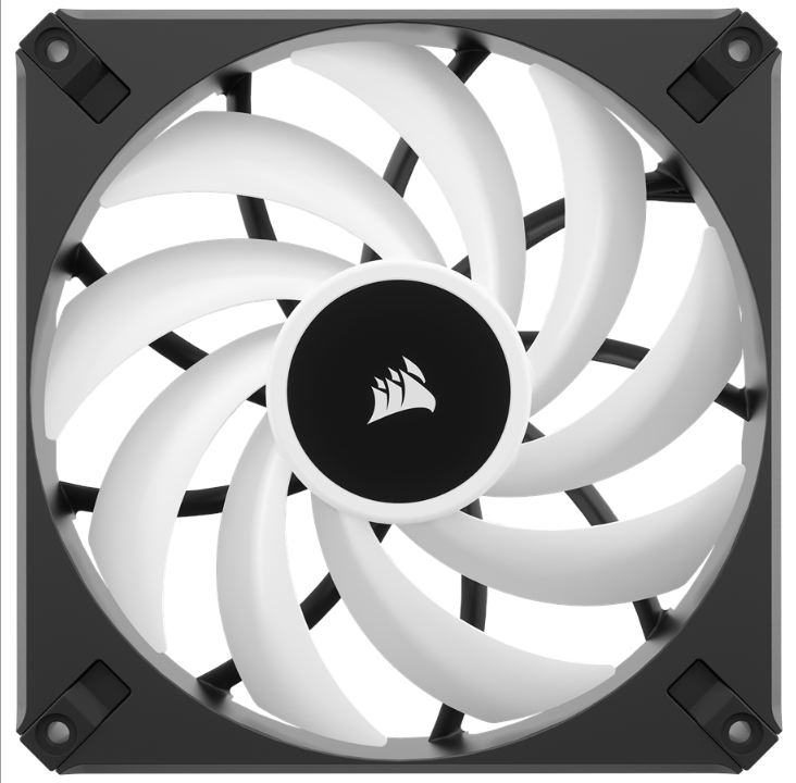 Corsair iCUE AF140 RGB ELITE - Black - Chassis fan - 140mm - Black with RGB LED - 34 dBA