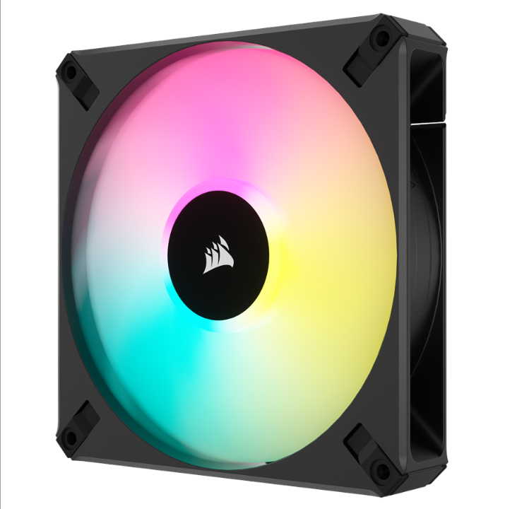 Corsair iCUE AF140 RGB ELITE - Black - Chassis fan - 140mm - Black with RGB LED - 34 dBA