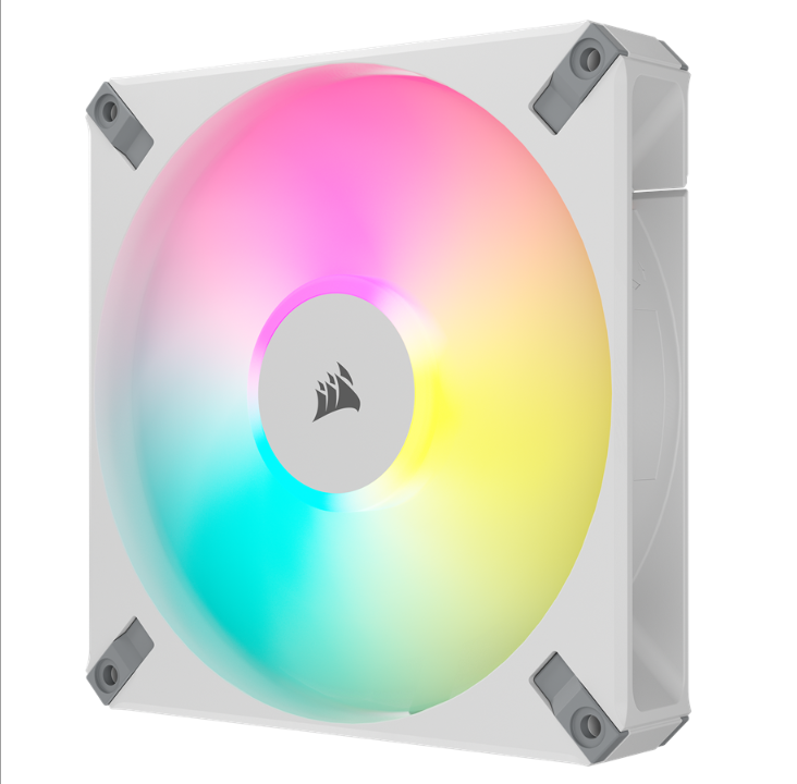 Corsair iCUE AF140 RGB ELITE - White - Chassis fan - 140mm - White with RGB light - 34 dBA
