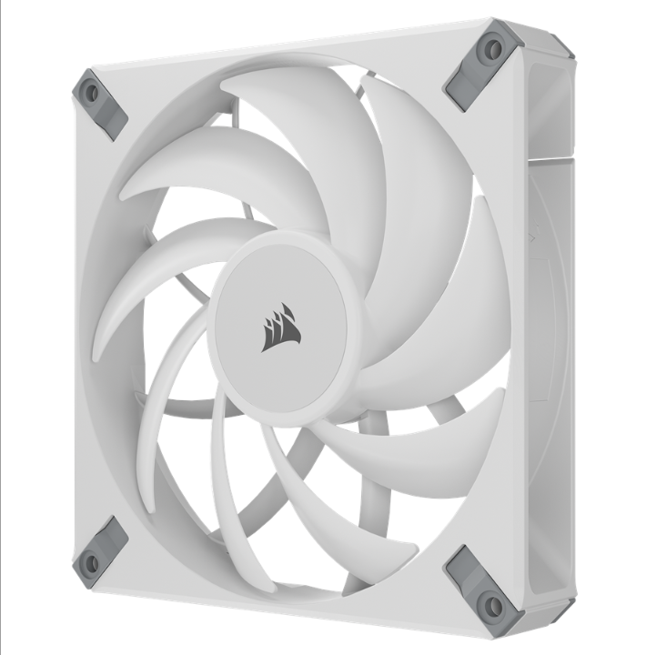 Corsair iCUE AF140 RGB ELITE - White - Chassis fan - 140mm - White with RGB light - 34 dBA