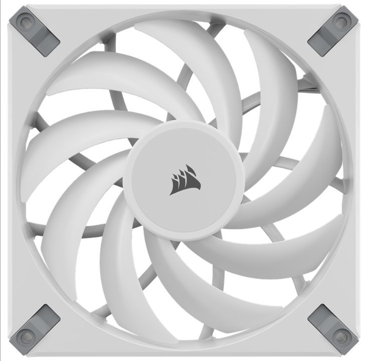 Corsair iCUE AF140 RGB ELITE - White - 2-pack - Chassis fan - 140mm - White with RGB light - 34 dBA