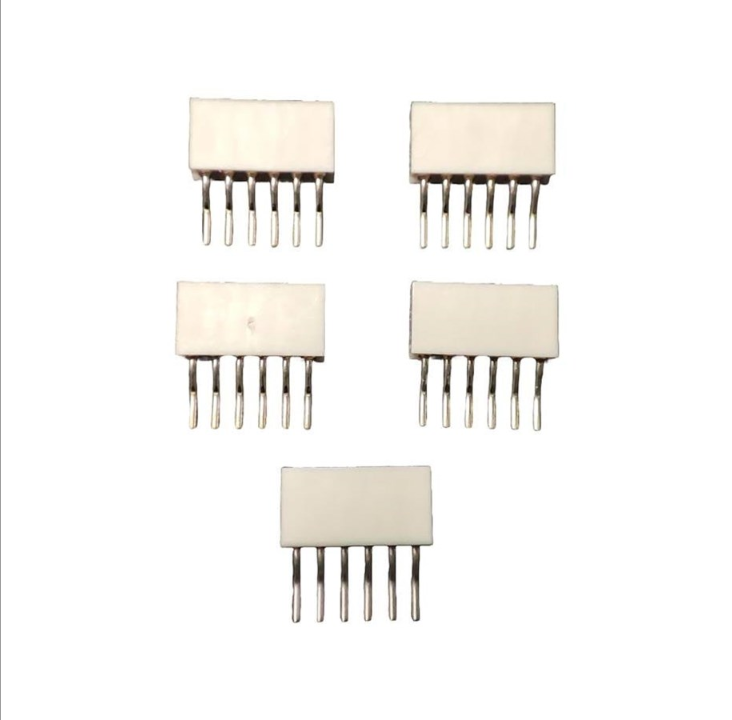 Light Solutions Cable for LightStrip V4 - Pinheader for soldering - White - 5 pcs