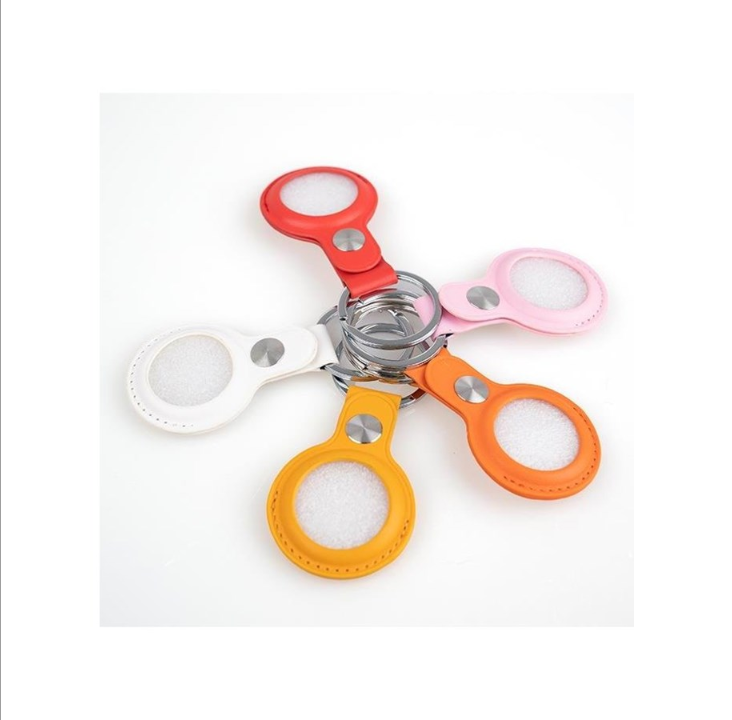 Light Solutions Airtag Key Ring - Leather - Brown