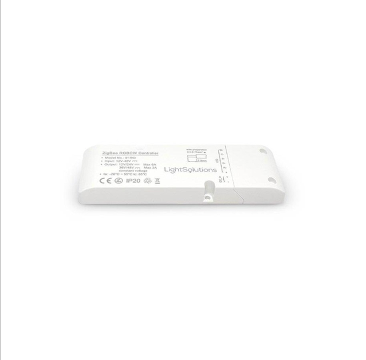 Light Solutions ZigBee RGBCW controller - 12/24V