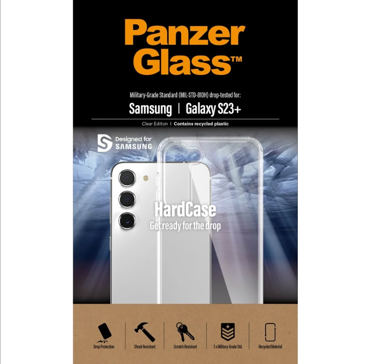 PanzerGlass 硬壳适用于三星 Galaxy S23+