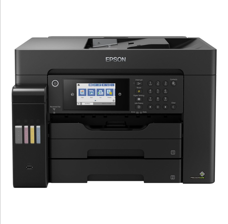 Epson EcoTank L15160 A3 الكل في واحد طابعة نافثة للحبر متعددة الوظائف مع فاكس - ملونة - حبر
