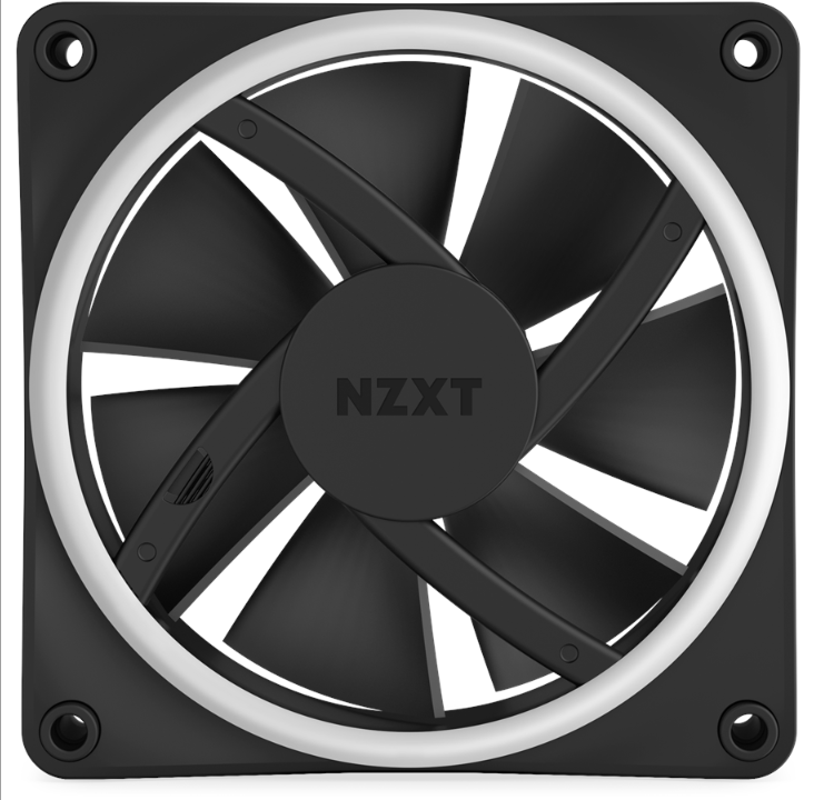 NZXT F120 RGB DUO - Black - Chassis fan - 120mm - Black with RGB LED - 29 dBA