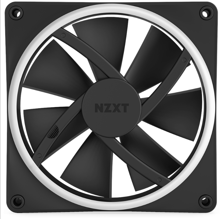 NZXT F140 RGB DUO - Black - Chassis fan - 140mm - Black with RGB LED - 36 dBA