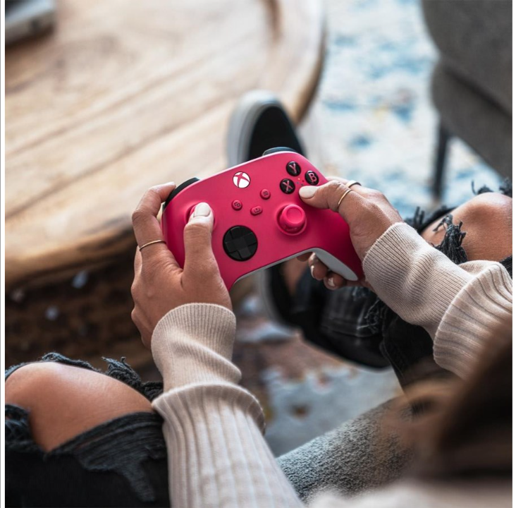 Microsoft Xbox Wireless Controller - Standard - Deep Pink - Gamepad - Microsoft Xbox One