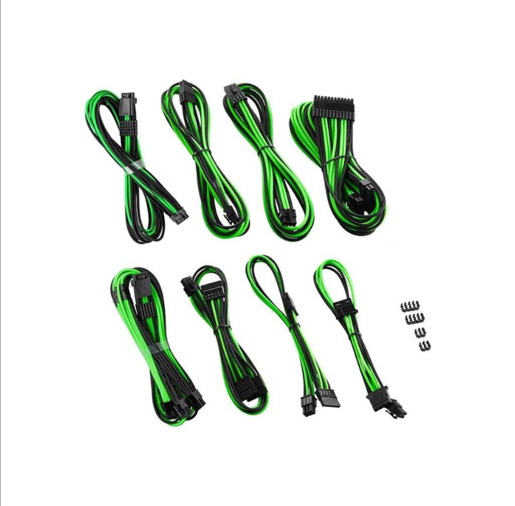 CableMod RT-Series Pro ModMesh 12VHPWR Dual Cable - Black and Green