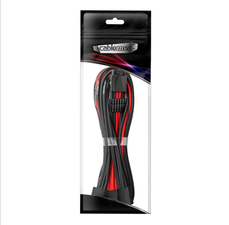 CableMod Pro ModMesh 12VHPWR to 3x PCI-e Cable - 45cm Black and Red
