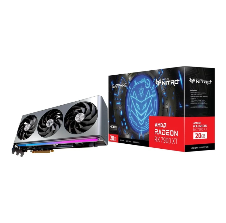 蓝宝石 Radeon RX 7900 XT NITRO+ - 20 GB GDDR6 RAM - 显卡