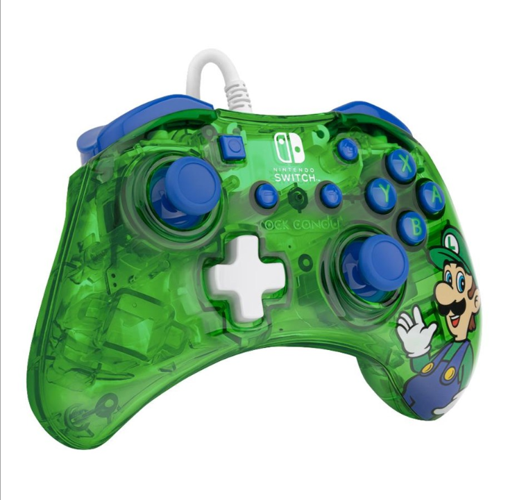 PDP Rock Candy Wired Controller - Luigi - Gamepad - Nintendo Switch