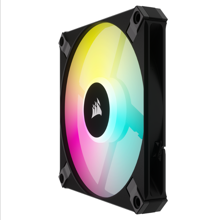 Corsair AF120 RGB Slim Single Pack - Black - Chassis fan - 120mm - Black - 28 dBA