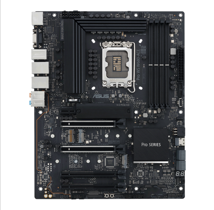 ASUS PRO WS W680-ACE Motherboard - Intel W680 - Intel LGA1700 socket - DDR5 RAM - ATX