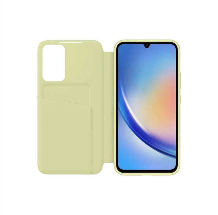 Samsung Galaxy A34 Smart View Wallet Case - Lime