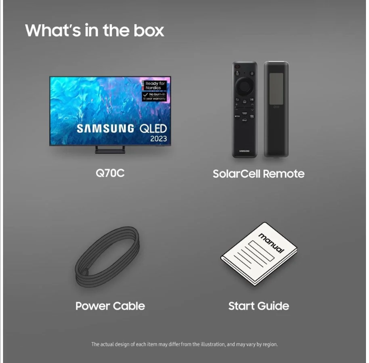 Samsung 65" TV TQ65Q70CATXXC QLED 4K