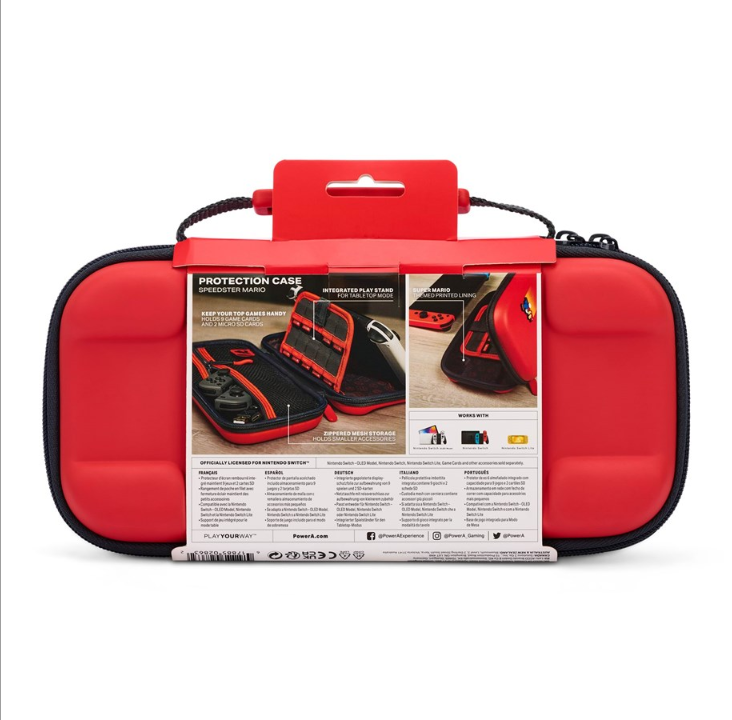 حافظة حماية PowerA لجهاز نينتندو سويتش سبيدستر ماريو - حقيبة - نينتندو سويتش