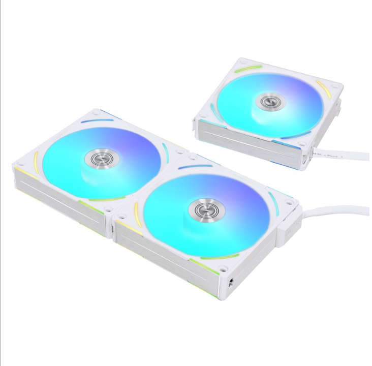 Lian Li UNI FAN AL120 V2 - مروحة هيكل - 120 مم - أبيض مع ضوء RGB - 29 ديسيبل