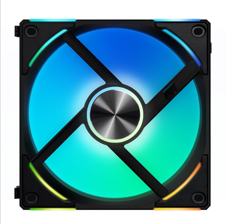 Lian Li UNI FAN AL120 V2 (3-pack) - Chassis fan - 120mm - Black with RGB LED - 29 dBA