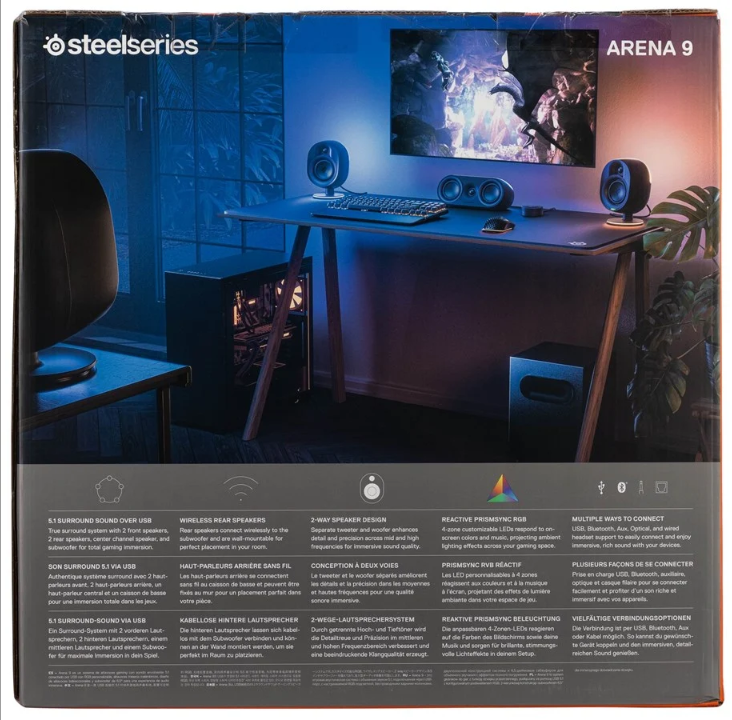 SteelSeries Arena 9 - 5.1-channel