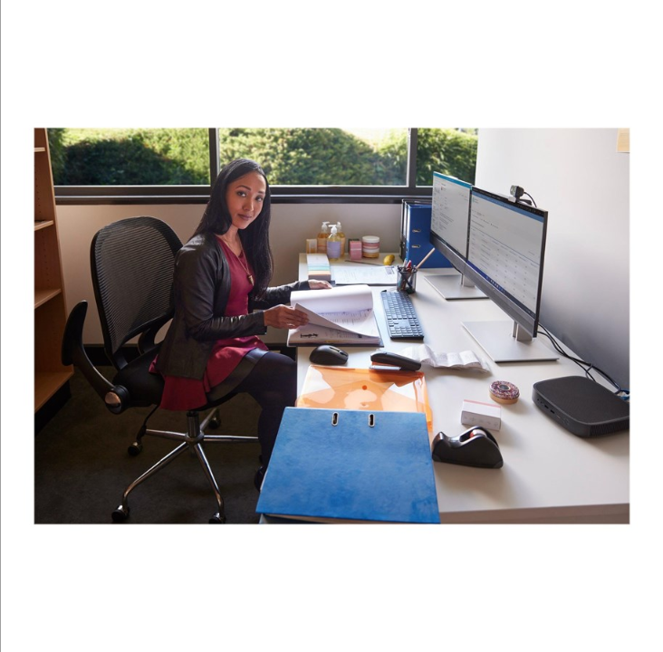 24" HP E24q G5 - 2560x1440 - 75Hz - IPS - USB 集线器 - 5 毫秒 - 屏幕