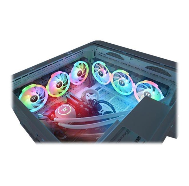 Thermaltake SWAFAN EX14 RGB - Chassis fan - 140mm - Black