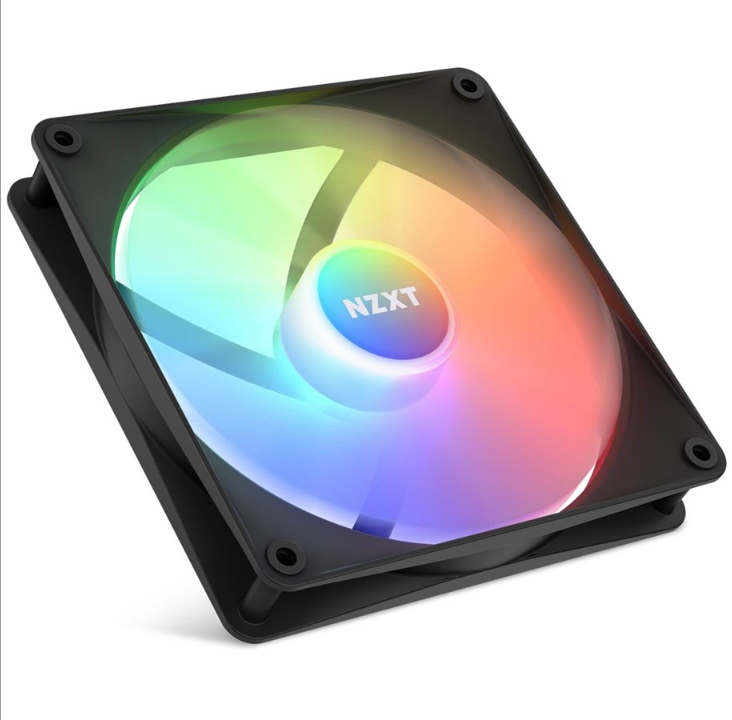 NZXT F140 RGB Core 2-pack & RGB Controller - Black - Chassis fan - 140mm - Black with RGB LED - 35 dBA