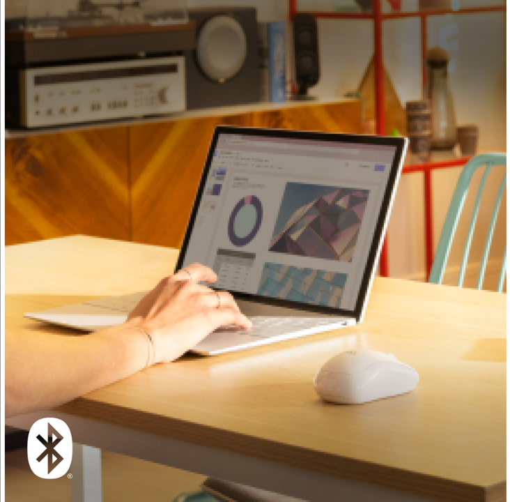 Logitech M240 Silent Bluetooth Mouse Off White - Mouse - Optic - 3 buttons - White