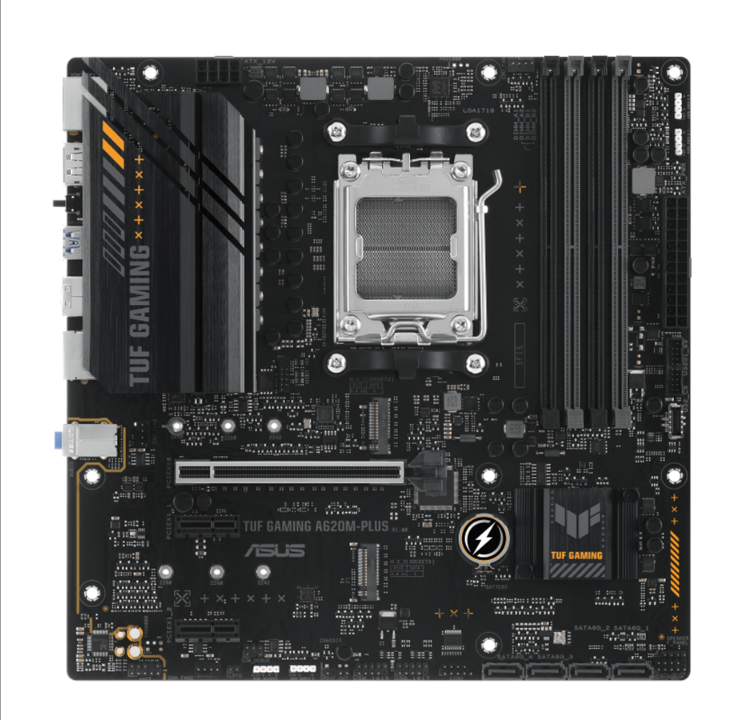 ASUS TUF GAMING A620M-PLUS Motherboard - AMD A620 - AMD AM5 socket - DDR5 RAM - Micro-ATX