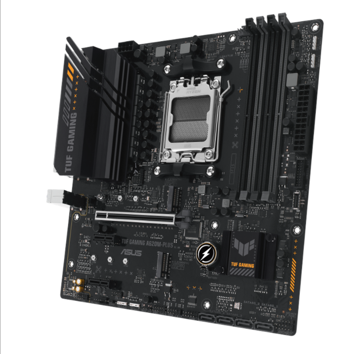 ASUS TUF GAMING A620M-PLUS Motherboard - AMD A620 - AMD AM5 socket - DDR5 RAM - Micro-ATX