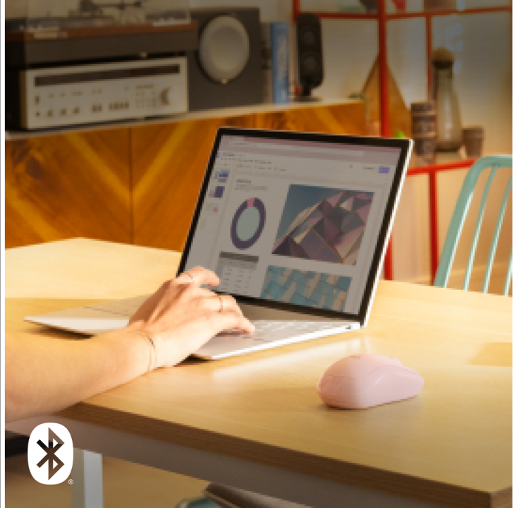 Logitech M240 Silent Bluetooth Mouse Rose - Mouse - Optic - 3 buttons - Pink