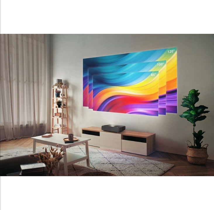 Optoma Projector L1 - Ultra Short Throw - 3840 x 2160 - 2500 ANSI lumens