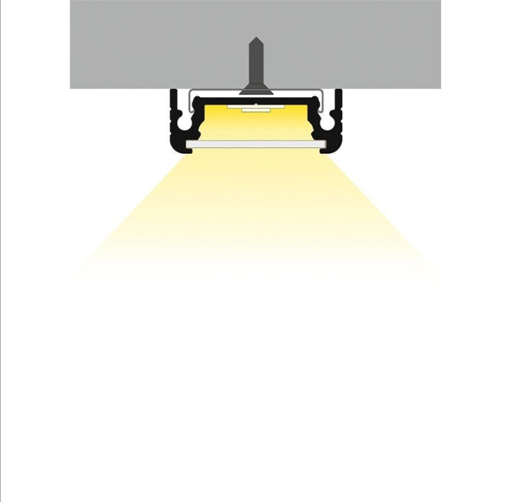 Light Solutions Aluminum Profile - Model S for Philips Hue and LIFX - ALU 1 m