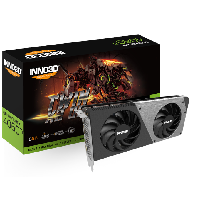 Inno3D GeForce RTX 4060 Ti Twin X2 OC - 8GB GDDR6 RAM - Graphics card