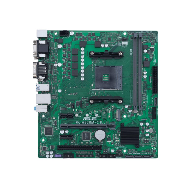 ASUS Pro A520M-C II/CSM Motherboard - AMD A520 - AMD AM4 socket - DDR4 RAM - Micro-ATX