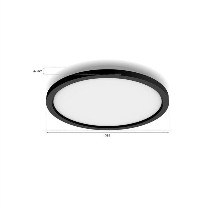 Philips Aurelle Hue Panel RD Black 21W