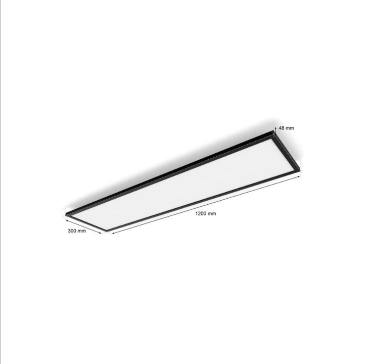 Philips Aurelle Hue Panel REC Black 39W