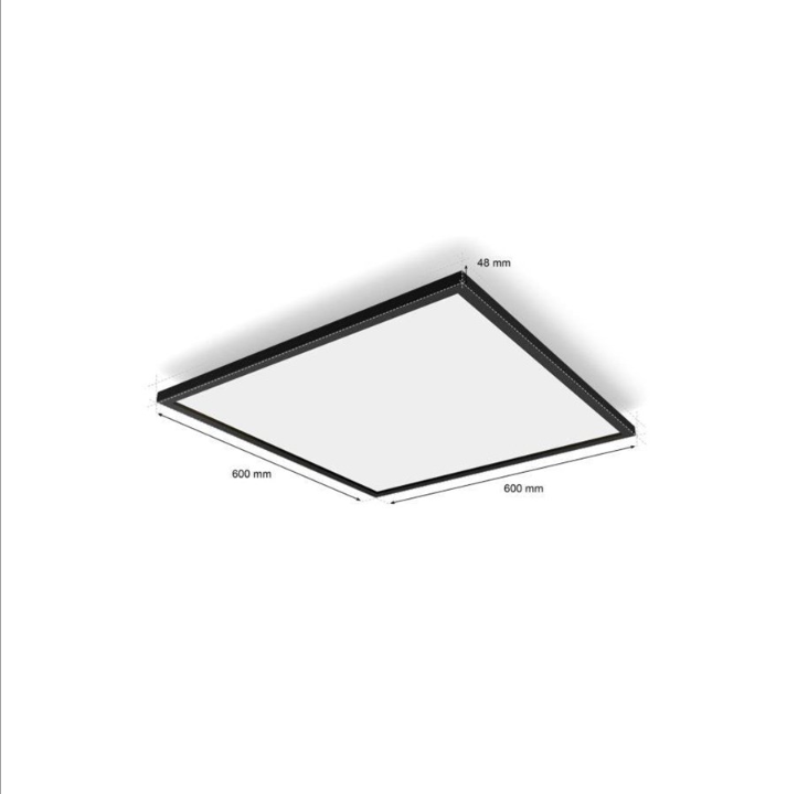 Philips Aurelle Hue Panel SQ Black 39W