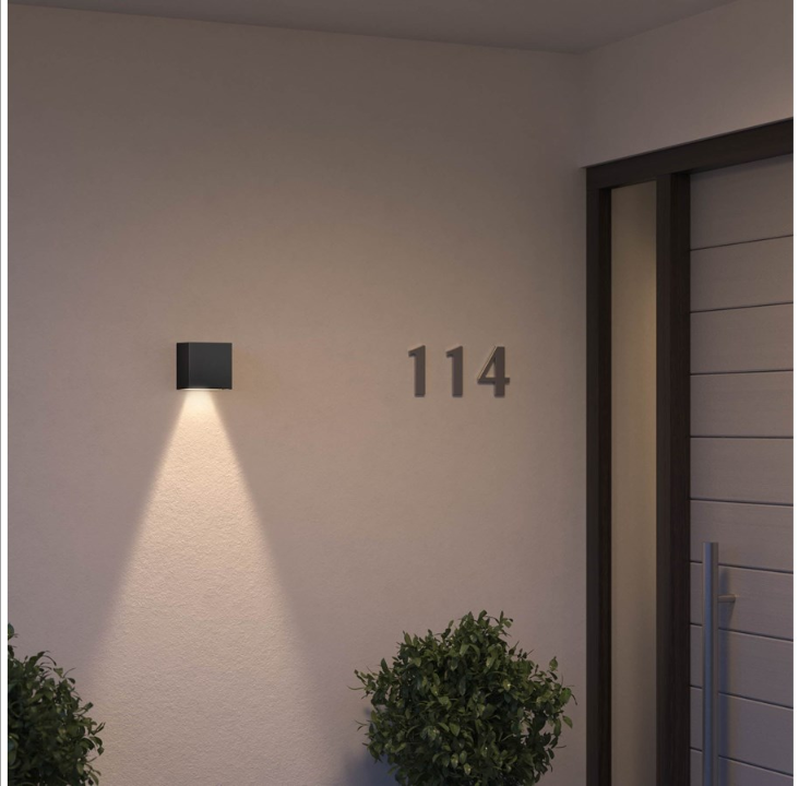 飞利浦 Resonate Hue WACA 向下壁灯 黑色 1x8W