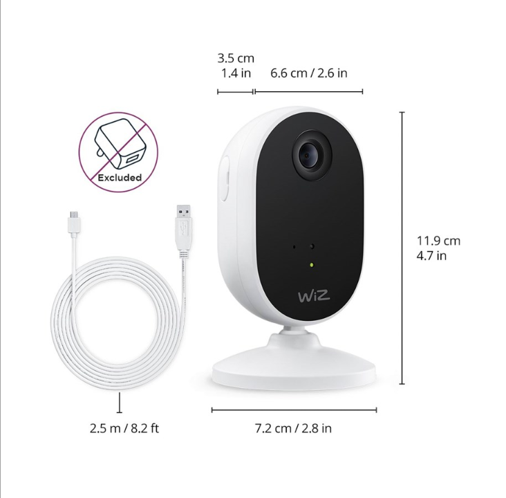 适合室内使用的 WiZ 摄像机