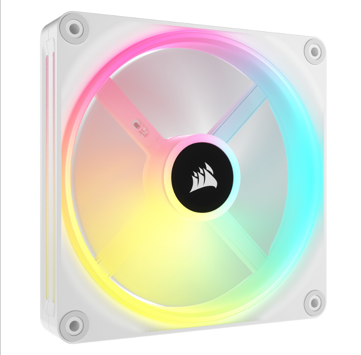 Corsair iCUE LINK QX140 RGB Starter Kit - White - Chassis fan - 140mm - White with RGB light - 37 dBA